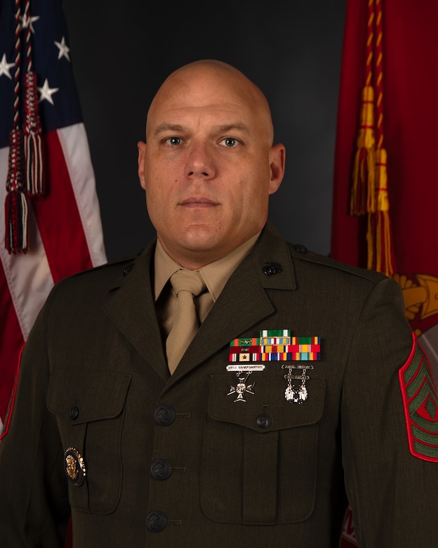 First Sergeant Jeffery Bowers, Unit Senior Enlisted Leader, H&S CO., 4TH ASSAULT AMPHIBIAN BATTALION