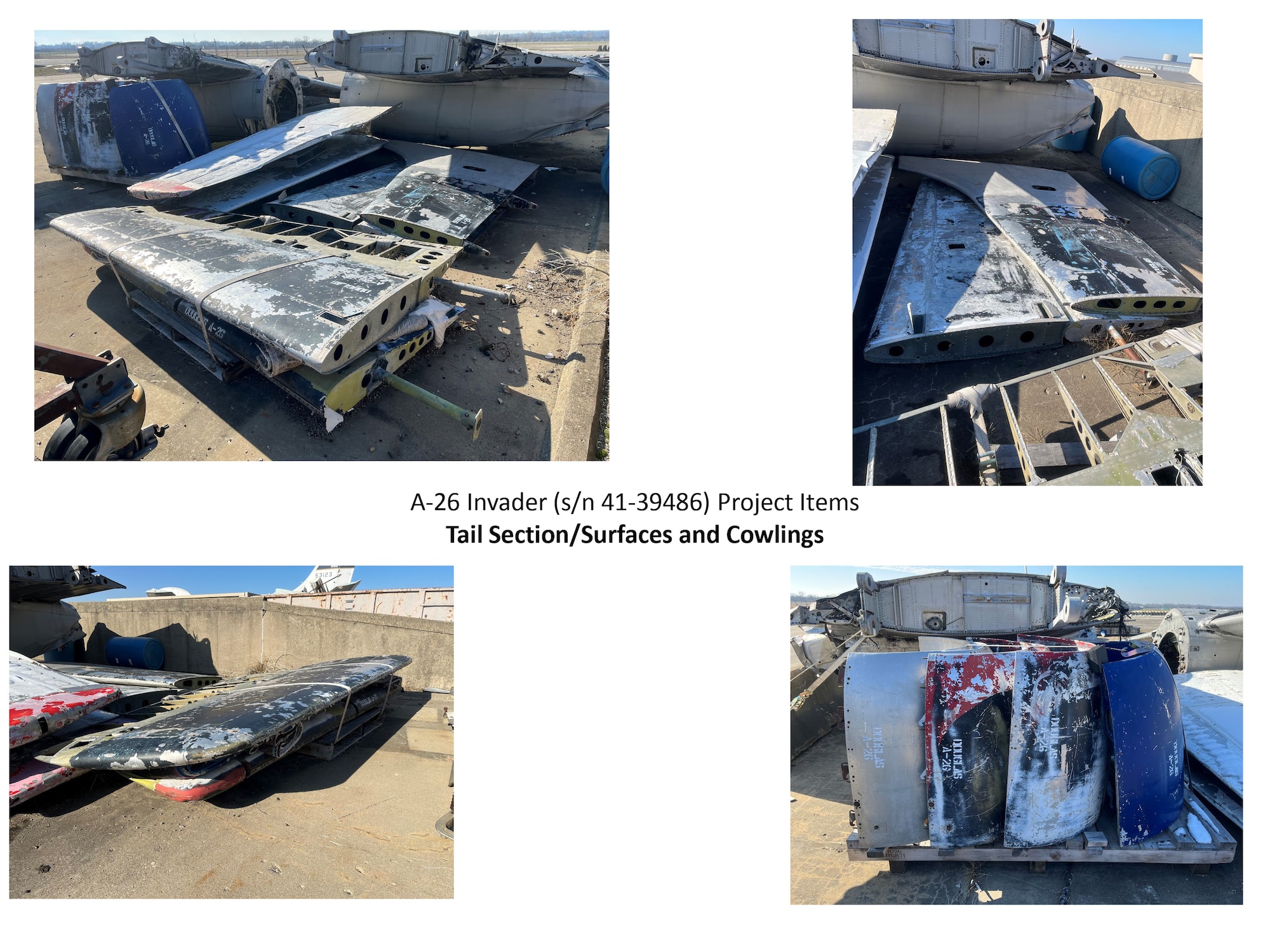 A-26 Parts for Exchange Program