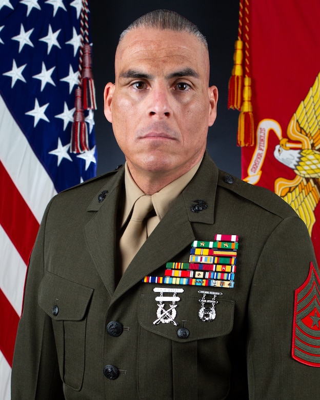 Sergeant Major Frank J. Alvarez, Command Senior Enlisted Leader, Command Senior Enlisted Leader, Marine Air Control Group 48