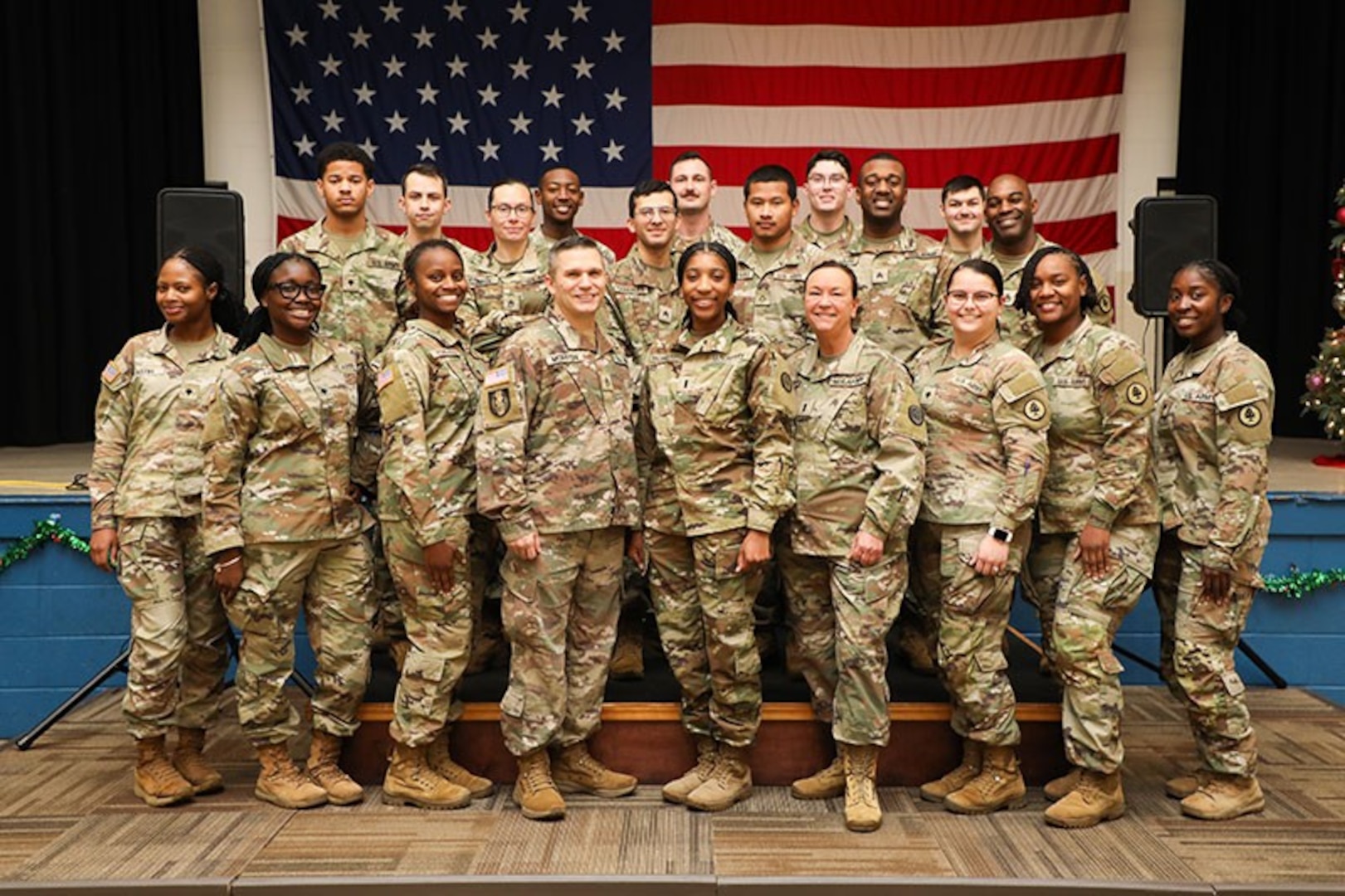 About 20 Soldiers from the Tennessee Army National Guard’s 105th Personnel Company departed Nashville Jan. 8 on the first leg of a year-long deployment to the Middle East.