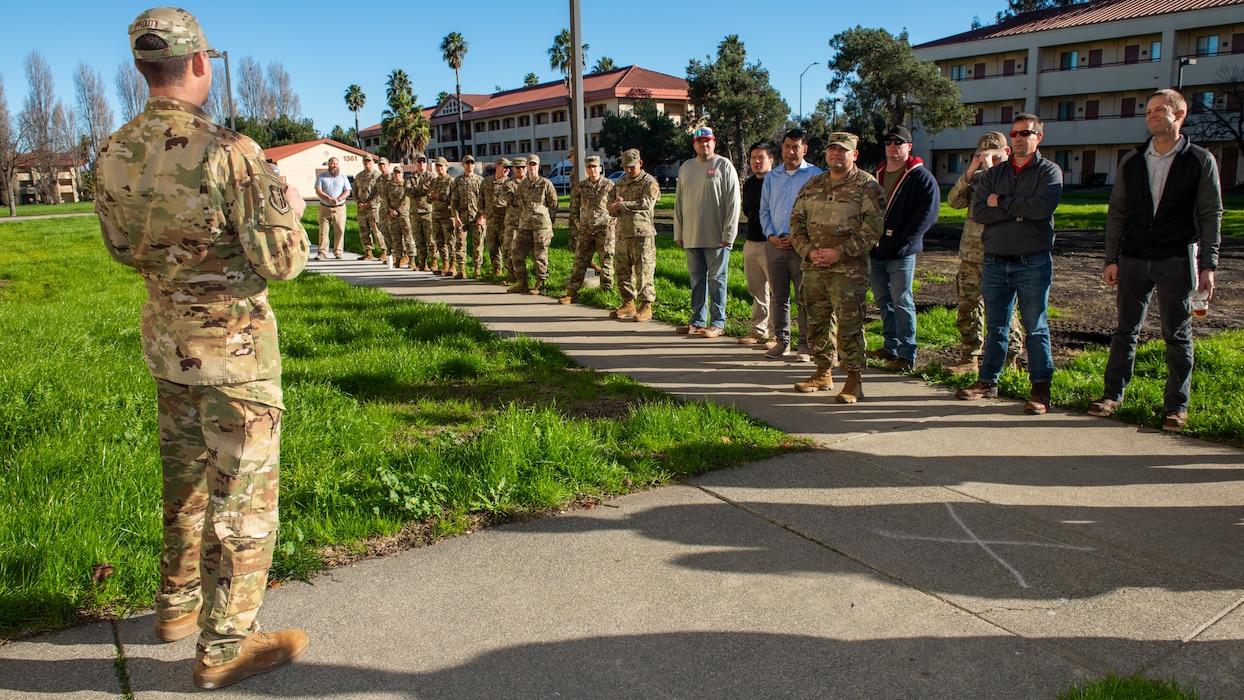 Deputy commander delivers opening remarks.