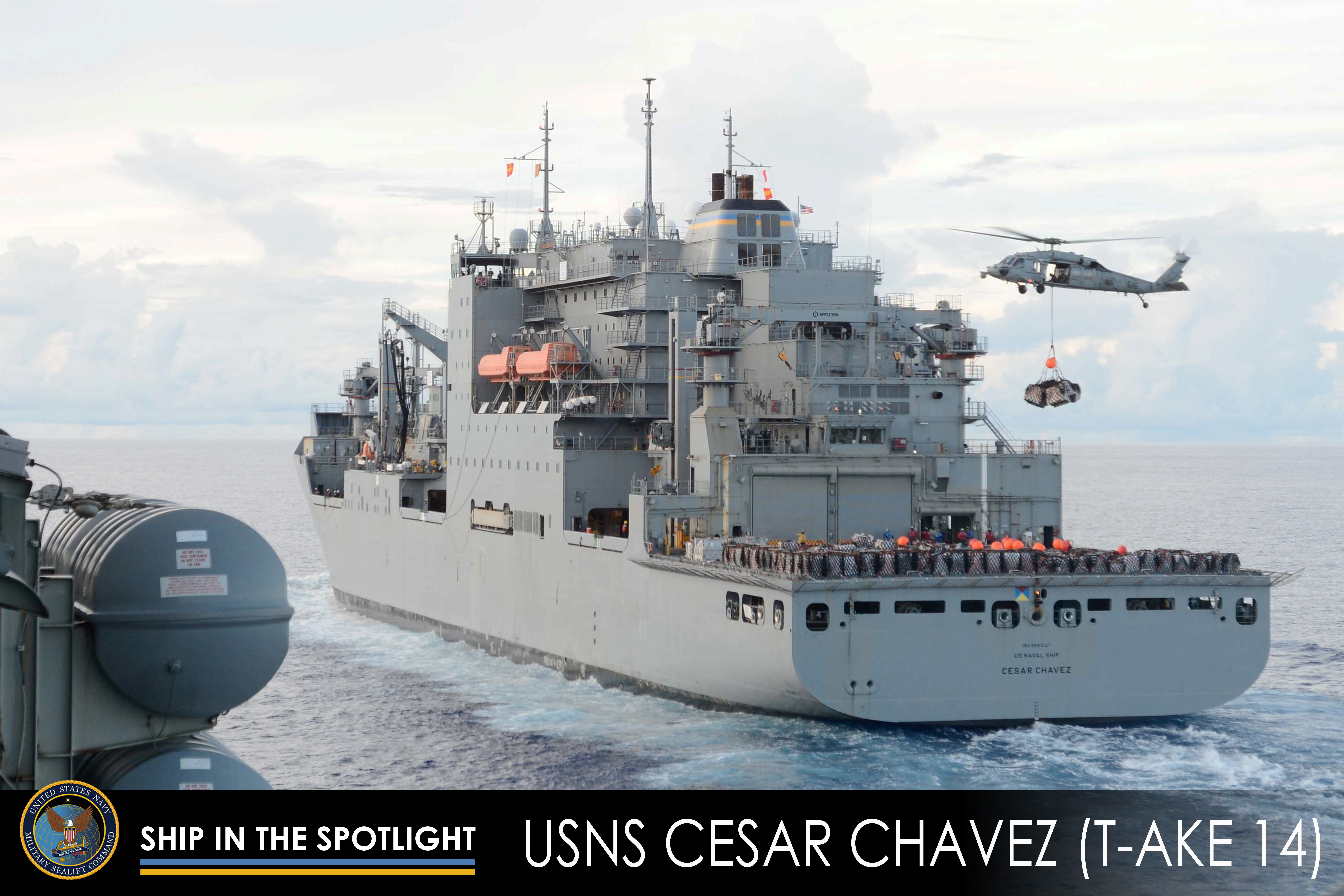 Ship in the Spotlight: USNS Cesar Chavez