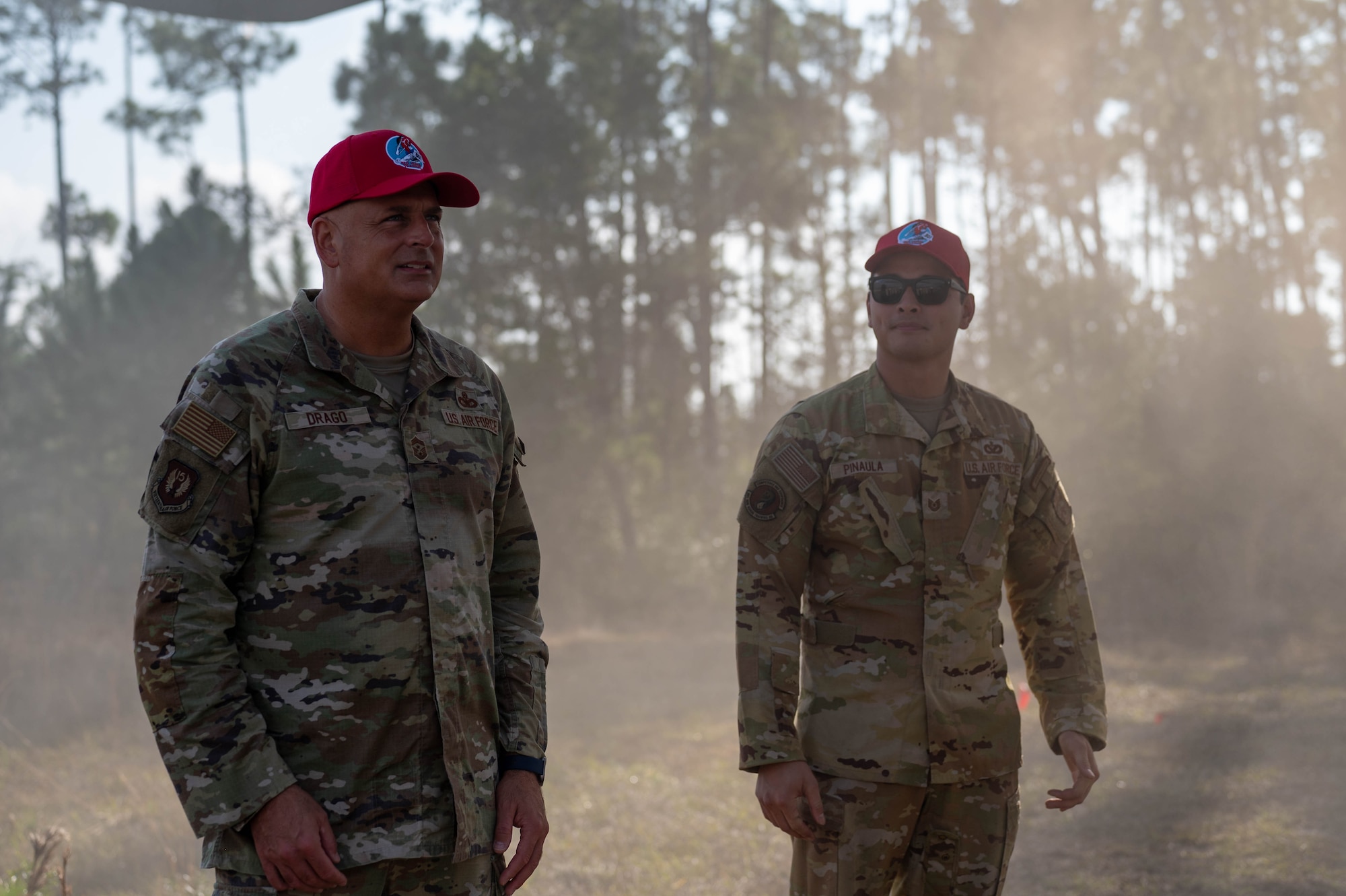 During the visit, Drago met with Airmen from various operations, maintenance and support squadrons to learn about their missions and observe daily operations.
