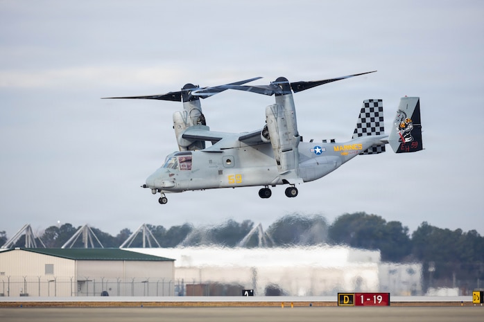 VMM-264’s reactivation adds an additional MV-22B Osprey squadron to 2nd MAW and II Marine Expeditionary Force and reflects incremental adjustments in Force Design to meet the operational demands of the service. (U.S. Marine Corps photo by Lance Cpl. Jacsive Betancourt Nava)