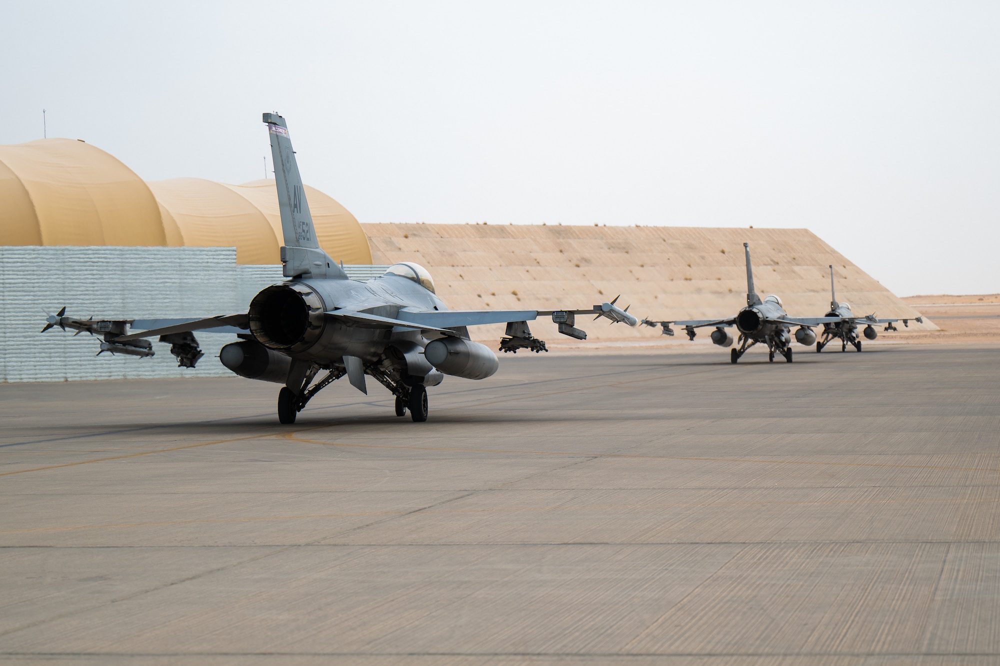 555th Expeditionary Fighter Squadron participates in Blue Sands 26.1 within the U.S. Central Command area of responsibility, Dec. 11, 2025.