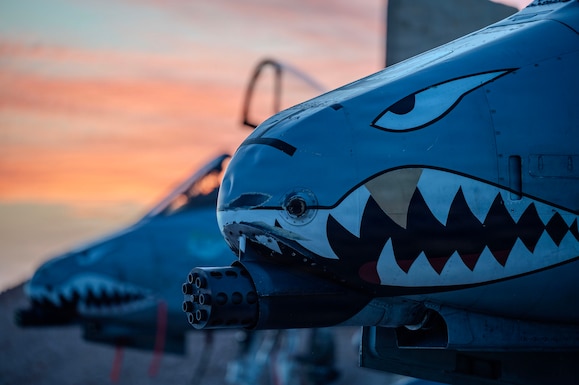 U.S. CENTRAL COMMAND AREA OF RESPONSIBILITY (Jan. 10, 2026) U.S. Air Force A-10 Thunderbolt II prepare to taxi at base in the U.S. Central Command area of responsibility in support of Operation Hawkeye Strike, Jan. 10, 2026. (U.S. Air Force photo)