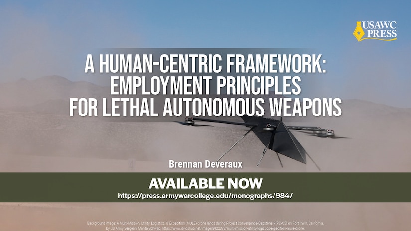 Slide for A Human-Centric Framework: Employment Principles for Lethal Autonomous Weapons