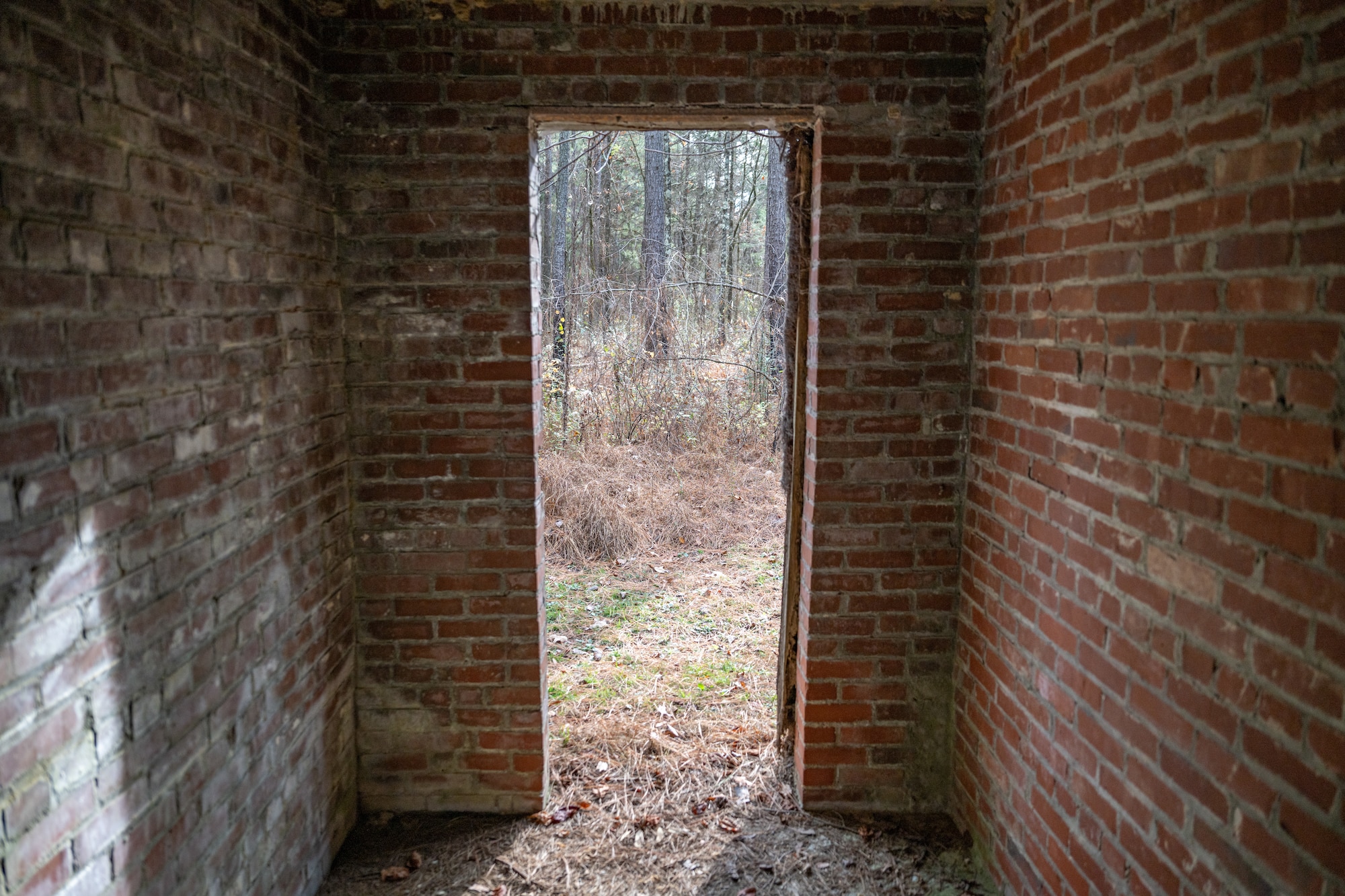 This stockade is one of the few structures still standing on what was once Camp Forrest, a site now occupied by Arnold Air Force Base, headquarters of Arnold Engineering Development Complex. Camp Forrest, located near Tullahoma, Tenn., was one of the Army’s largest training bases during World War II and an active Army post between 1941 and 1946. (U.S. Air Force photo by Keith Thornburgh)