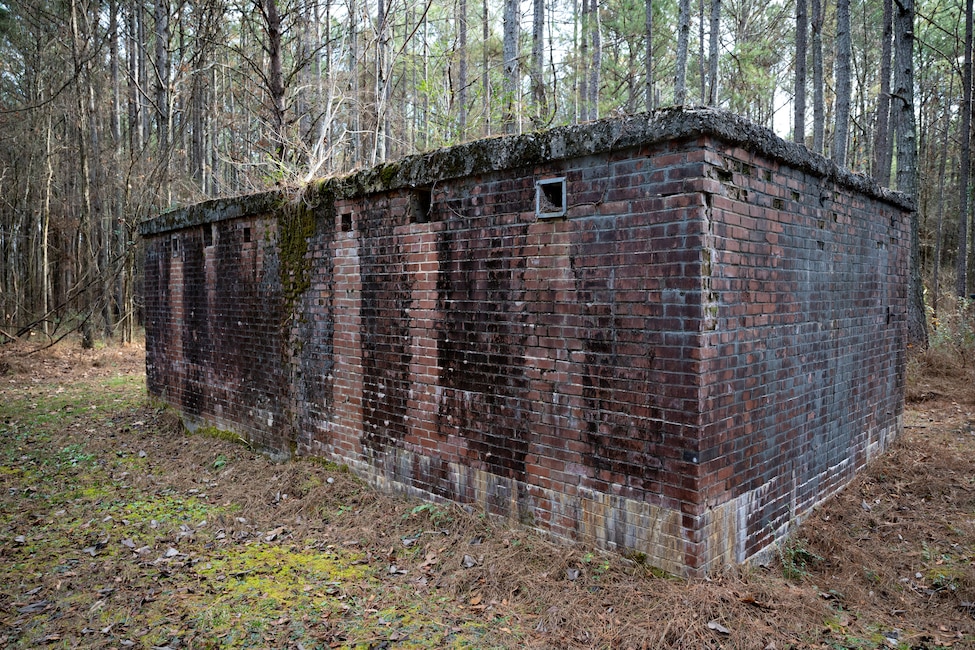 This stockade is one of the few structures still standing on what was once Camp Forrest, a site now occupied by Arnold Air Force Base, headquarters of Arnold Engineering Development Complex. Camp Forrest, located near Tullahoma, Tenn., was one of the Army’s largest training bases during World War II and an active Army post between 1941 and 1946. (U.S. Air Force photo by Keith Thornburgh)