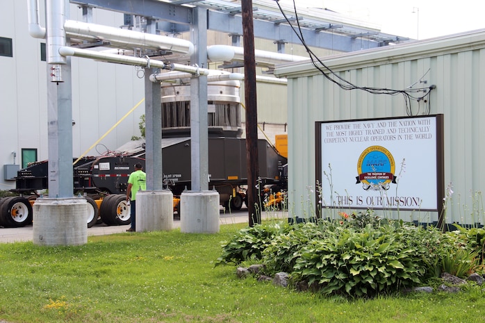 As part of the MARF Defueling Layup Availability (DLA) Project at the Kenneth A. Kesselring Site (KSO), West Milton, New York, Norfolk Naval Shipyard workers, Lucia Specialized Hauling of VA, Inc., New York State Police and other agencies partnered to transport a loaded spent fuel shipping container which will be sent to Idaho National Laboratory, Idaho Falls, Idaho for extensive testing.