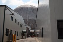 As part of the MARF Defueling Layup Availability (DLA) Project at the Kenneth A. Kesselring Site (KSO), West Milton, New York, Norfolk Naval Shipyard workers, Lucia Specialized Hauling of VA, Inc., New York State Police and other agencies partnered to transport a loaded spent fuel shipping container which will be sent to Idaho National Laboratory, Idaho Falls, Idaho for extensive testing.