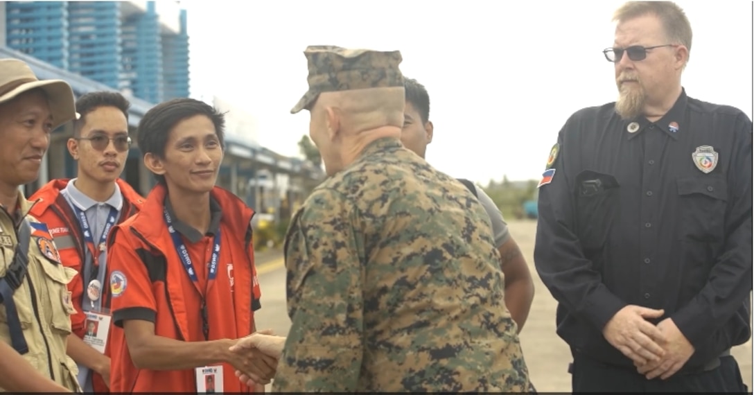 U.S. Marines with 3d Marine Expeditionary Brigade conduct humanitarian assistance response training (HART) less than a month before being activated to provide foreign disaster relief in the Philippines. 

Unit leaders discuss how recent training prepared the unit to transition rapidly from training to real-world humanitarian assistance operations.
