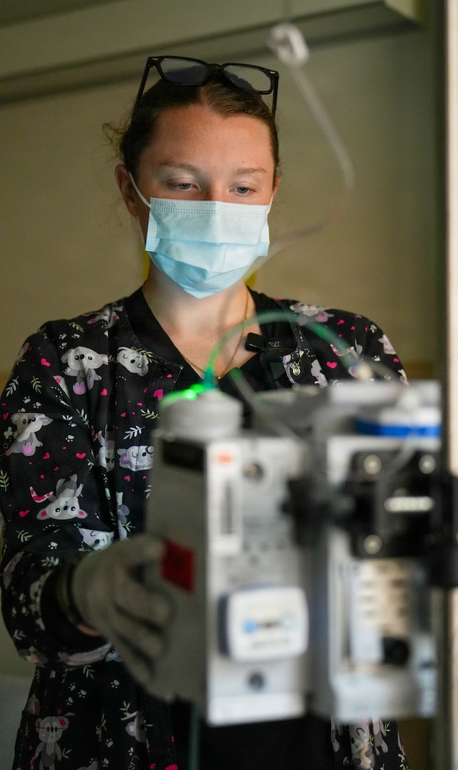 BAMC personnel assist patient during holiday event