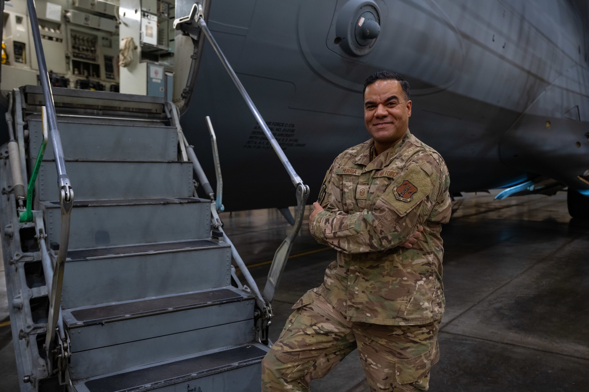 Master Sgt. Luis Murria poses for a photo.