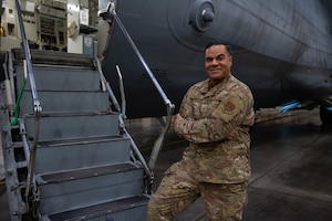 Master Sgt. Luis Murria poses for a photo.