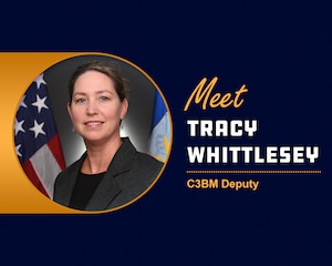 Tracy Whittlesey assumed the deputy role of for the Department of the Air Force’s Portfolio Acquisition Executive for Command, Control, Communications and Battle Management, Jan. 5, 2026, here. Whittlesey will help shape the future of the DAF BATTLE NETWORK, the integrated system-of-systems connecting sensor, effector, and logistics systems enabling better situational awareness, faster operational decisions, and decisive direction to the force. (Official Air Force Illustration by Alissa Garcia)