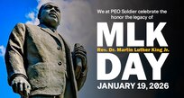 We at PEO Soldier celebrate the honor the legacy of Rev. Dr. Martin Luther King Jr., January 19, 2026