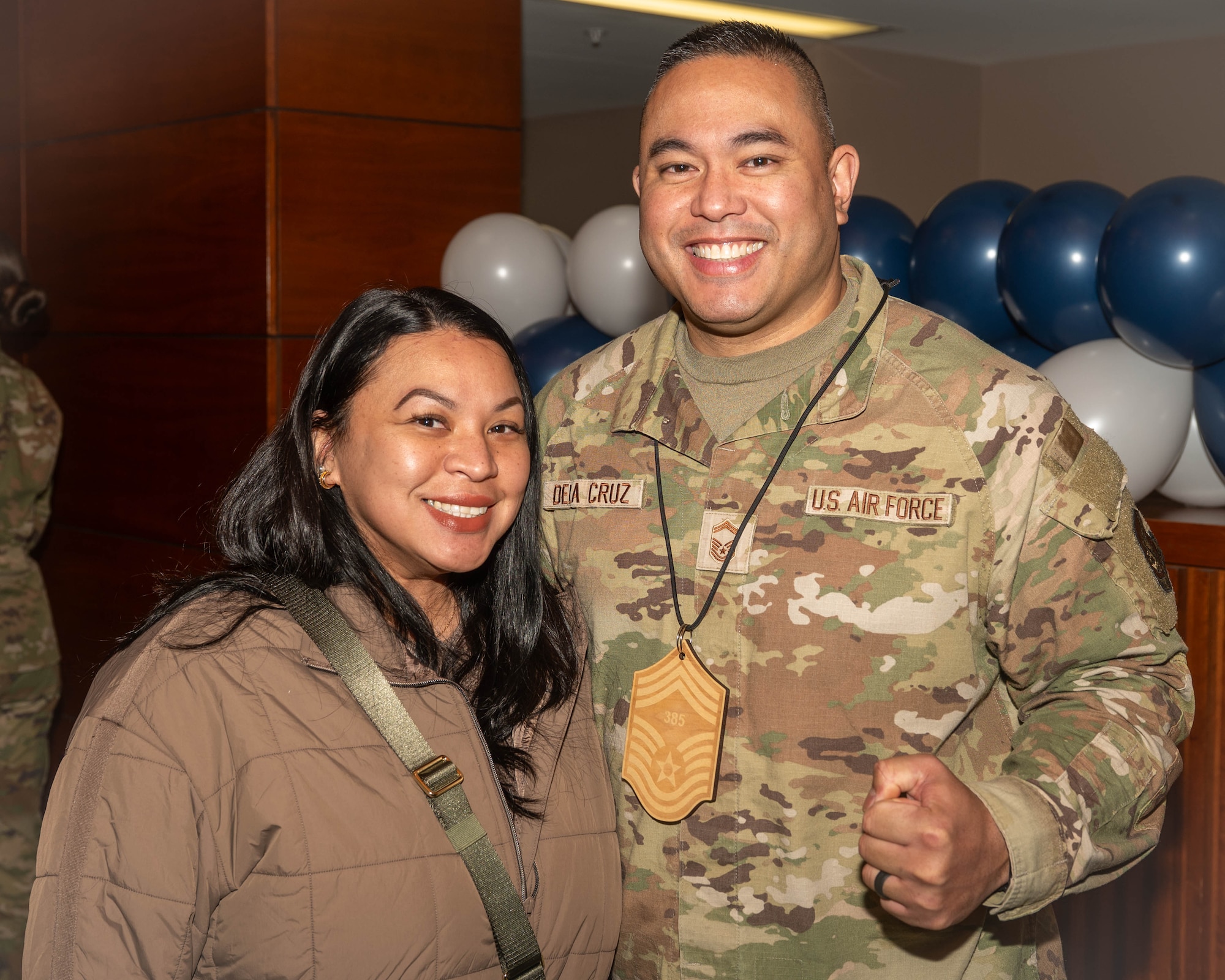 3rd Wing leadership recognizes the senior master sergeants selected for promotion to chief master sergeant during a release party at the Arctic Warrior Event Center at Joint Base Elmendorf-Richardson, Alaska, Jan. 8, 2026. For the year 2026, Air Force officials selected only 640 senior master sergeants for promotion out of 2,445 eligible candidates for a selection rate of 26.18 percent. (U.S. Air Force photo by Airman 1st Class Theodore Gowdy)