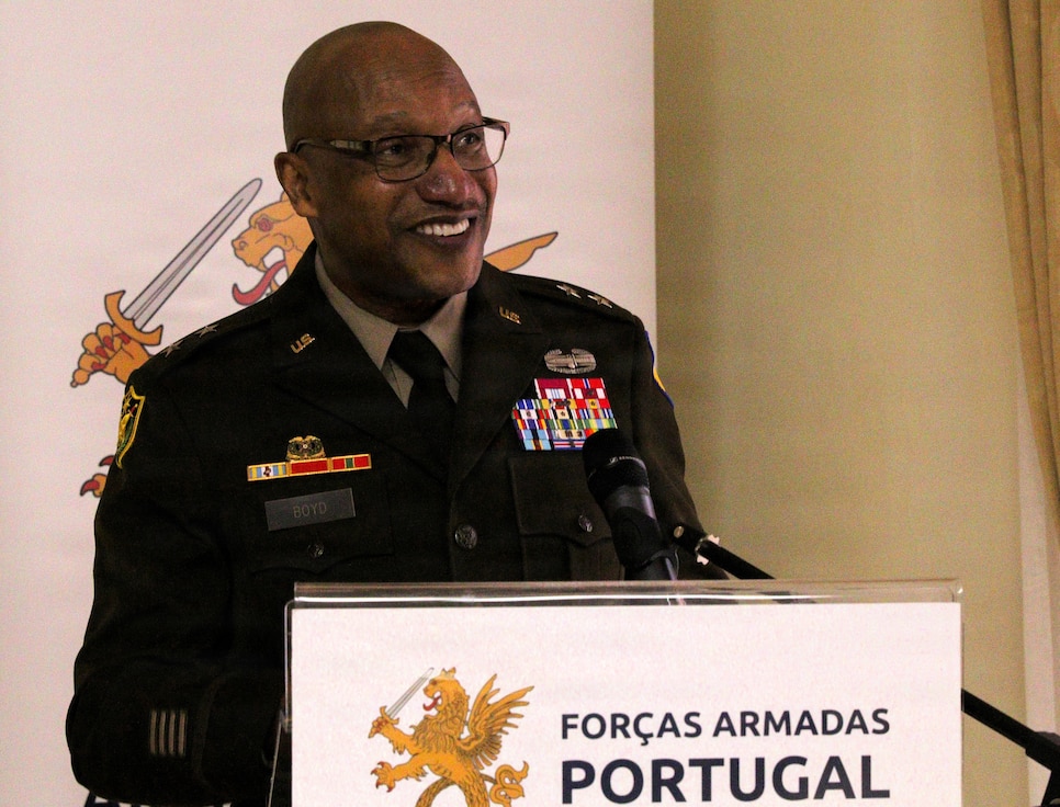 During the State Partnership Program signing ceremony in Lisbon on Jan. 12, Maj. Gen. Rodney Boyd, Commander of the Illinois National Guard, said the agreement "highlights the strength of NATO and the enduring alliance between Portugal and the United States."