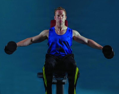 Walter Reed exercise therapist Travis Combest stresses that prior to beginning an exercise program you should consult with a health care provider, begin and build gradually.