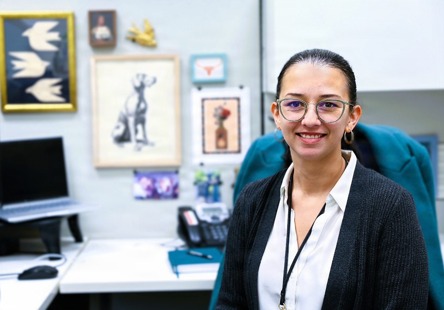 Dr. Laura Santiago, lead training specialist for the Workforce Development Branch at Naval Surface Warfare Center, Philadelphia Division (NSWCPD), has been honored with a prestigious 2025 Naval Sea Systems Command (NAVSEA) Human Resources (HR) Community Award. Santiago was one of only six individuals and three teams across the Warfare Centers to receive this honor. (U.S. Navy photo by Sgt. Najee Tate-Milton)