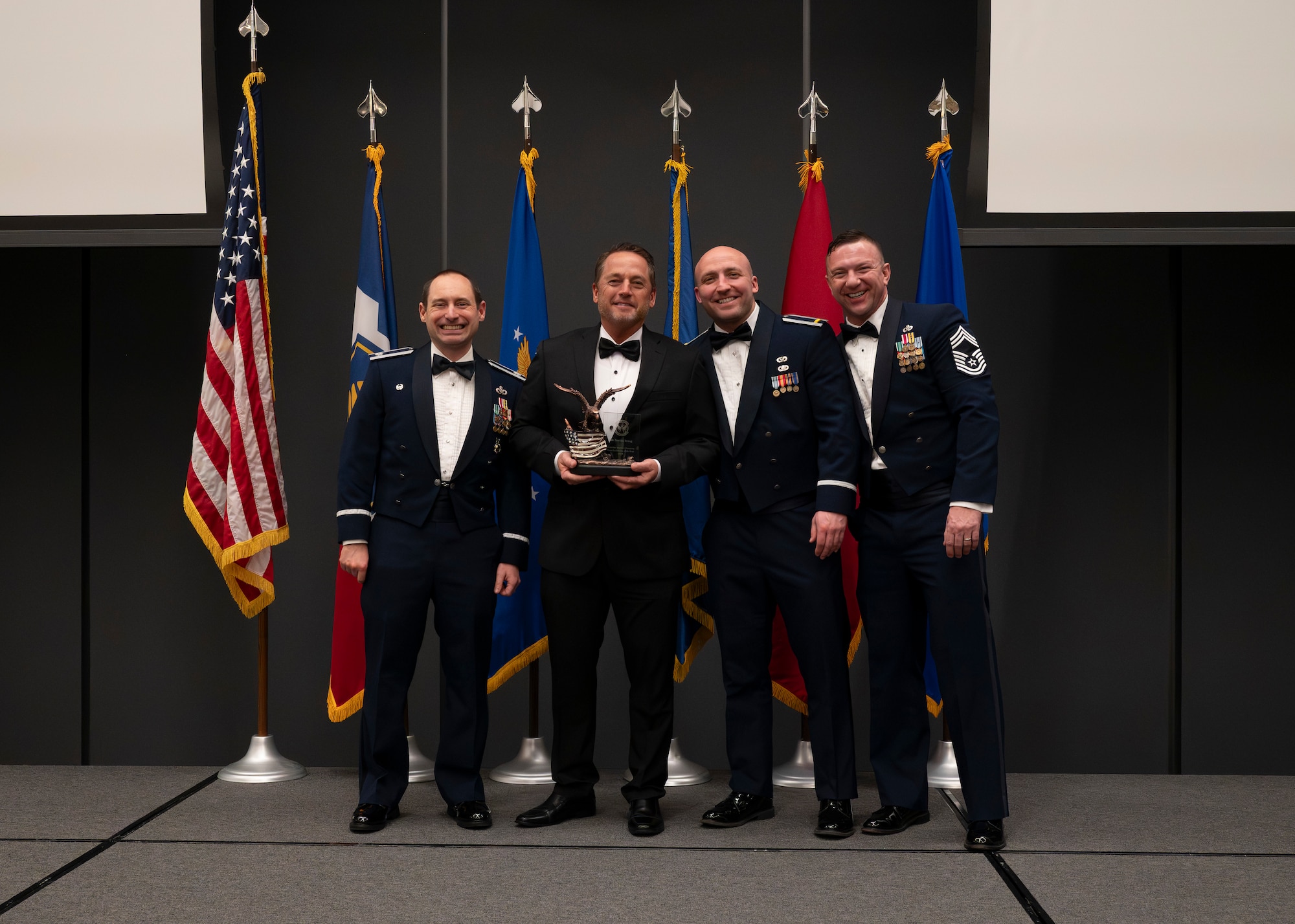 The Utah Air National Guard celebrated its Airmen of the Year during a banquet held in their honor at the Zions Bancorporation’s Midvale Technology Campus on Jan. 10, 2026, in Midvale, Utah. The Utah Air National Guard Airman, NCO, Senior NCO, and First Sergeant winners will compete nationally with the opportunity to compete at the National Guard and Air Force Level to be one of the Air Force's Twelve Outstanding Airman of the Year.