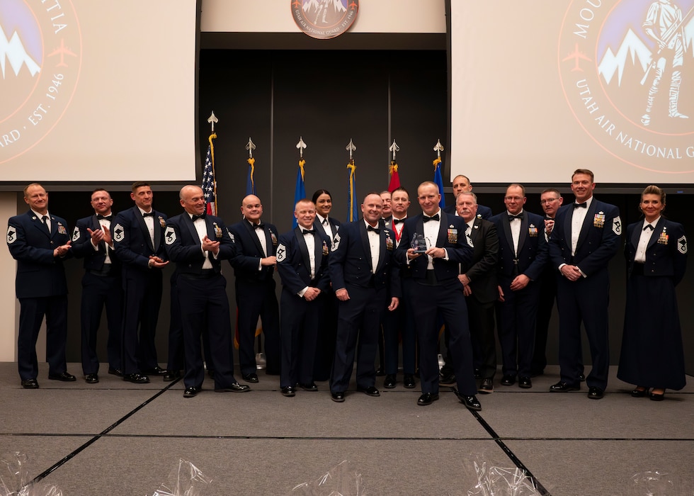 The Utah Air National Guard celebrated its Airmen of the Year during a banquet held in their honor at the Zions Bancorporation’s Midvale Technology Campus on Jan. 10, 2026, in Midvale, Utah. The Utah Air National Guard Airman, NCO, Senior NCO, and First Sergeant winners will compete nationally with the opportunity to compete at the National Guard and Air Force Level to be one of the Air Force's Twelve Outstanding Airman of the Year.