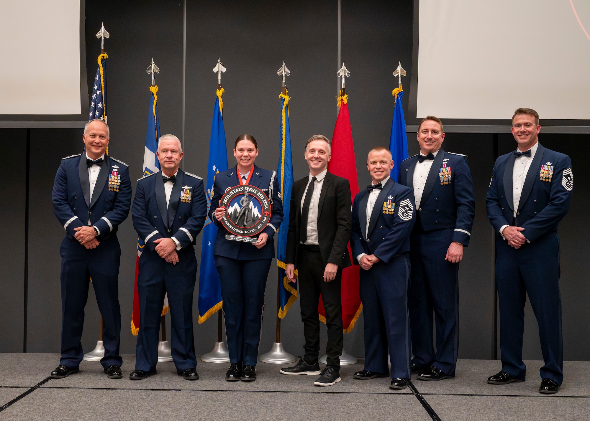 The Utah Air National Guard celebrated its Airmen of the Year during a banquet held in their honor at the Zions Bancorporation’s Midvale Technology Campus on Jan. 10, 2026, in Midvale, Utah. The Utah Air National Guard Airman, NCO, Senior NCO, and First Sergeant winners will compete nationally with the opportunity to compete at the National Guard and Air Force Level to be one of the Air Force's Twelve Outstanding Airman of the Year.