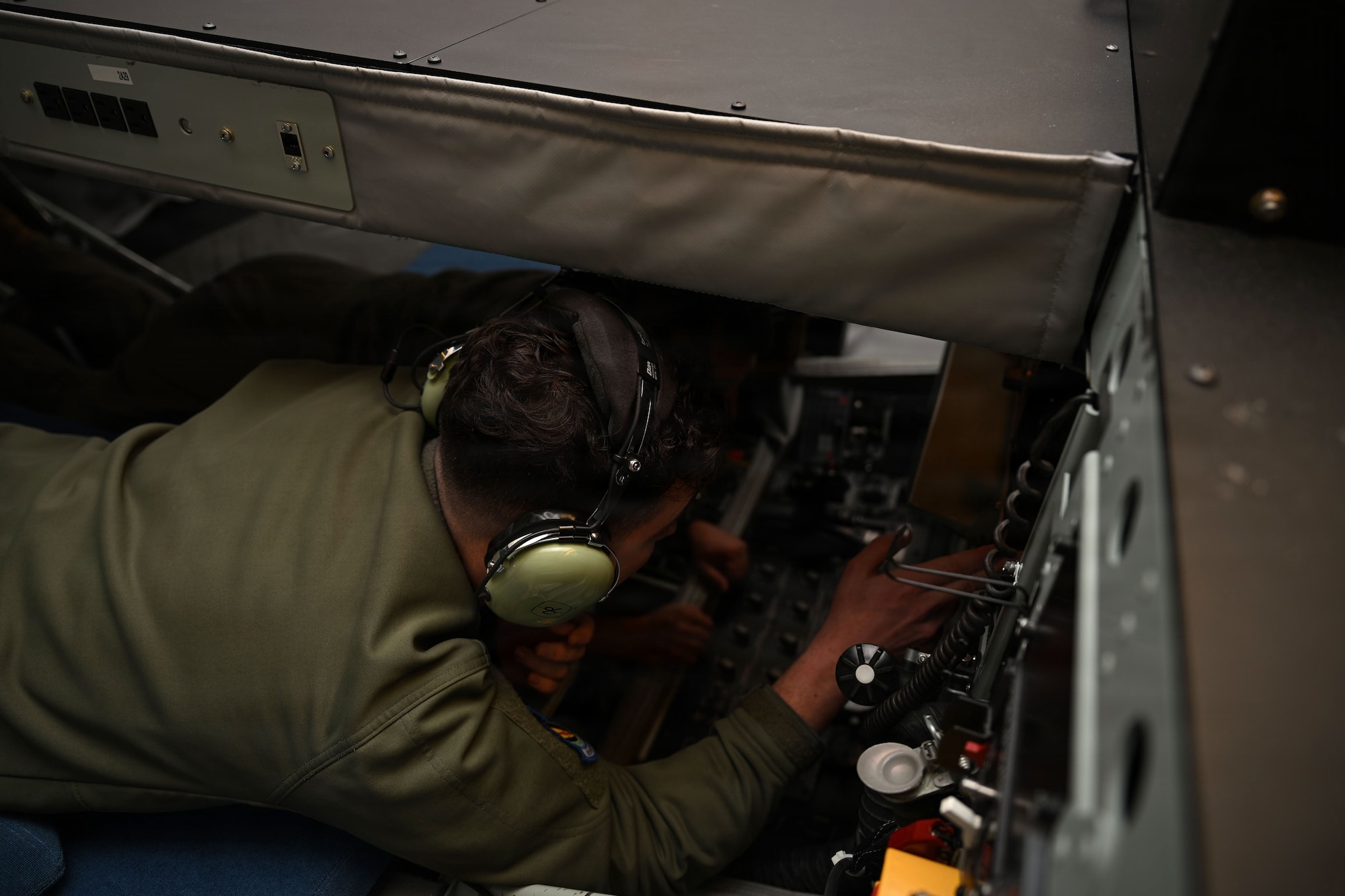 The boom operator simulator
enables aircrews to rehearse complex aerial refueling scenarios without risk to aircraft or
personnel, ensuring aircrews remain mission ready.