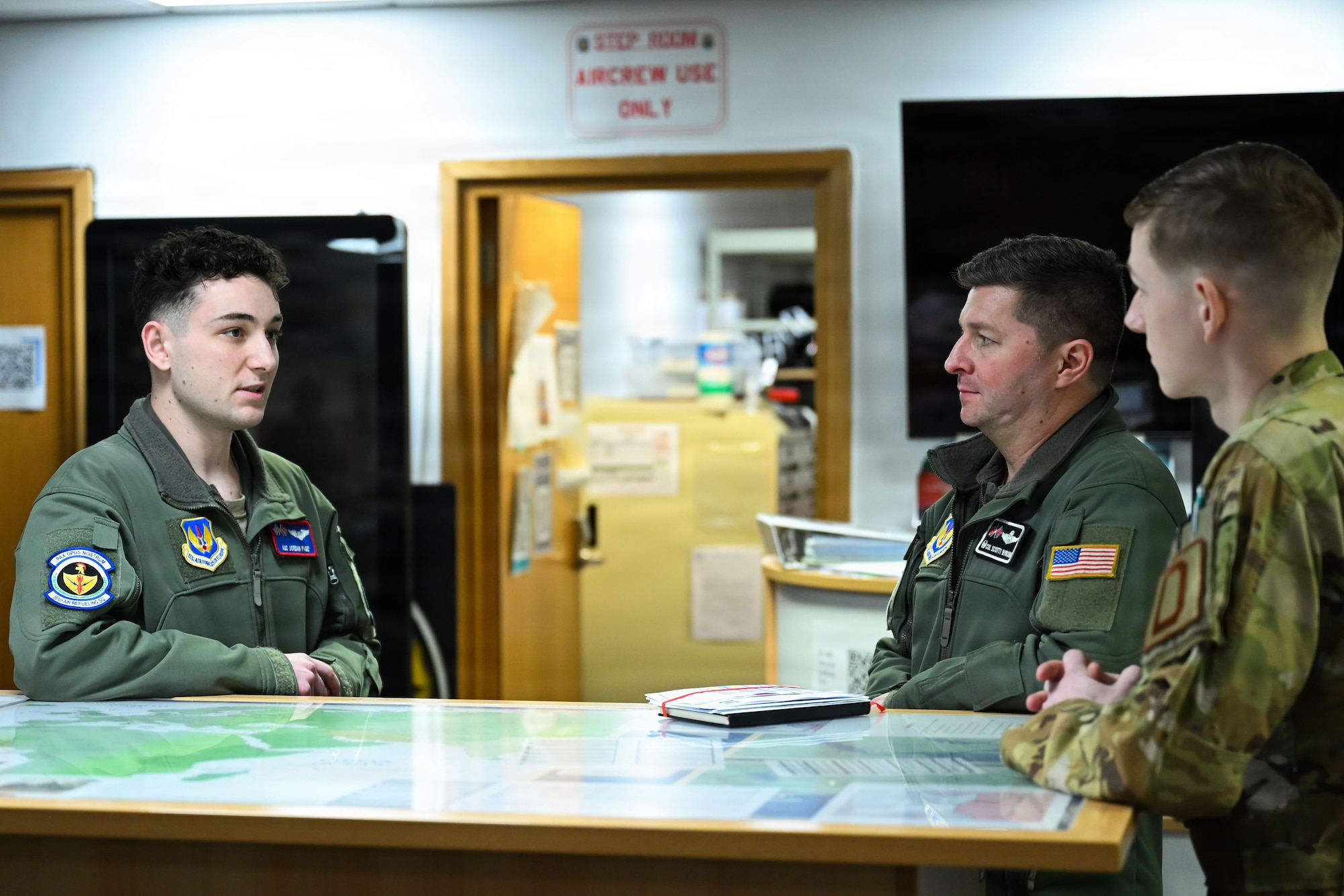 The conversation gave leadership an
inside look at the training pipeline boom operators follow to maintain proficiency and readiness.