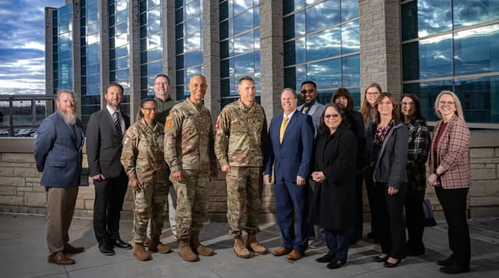 Leaders from the Eastern Kansas VA Health Care System and Irwin Army Community Hospital came together Jan. 14, 2026, at Fort Riley to launch a formal partnership aimed at expanding access to care for area VA beneficiaries. The meeting brought together VA Director Rudy Klopfer and his staff with IACH leadership. . .