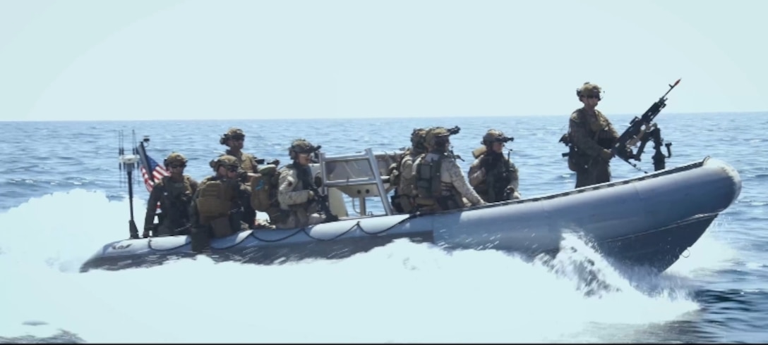 U.S Marines with the 22nd Marine Expeditionary Unit (Special Operations Capable) conduct maritime interception operations training during their deployment to U.S. Southern Command area of responsibility.