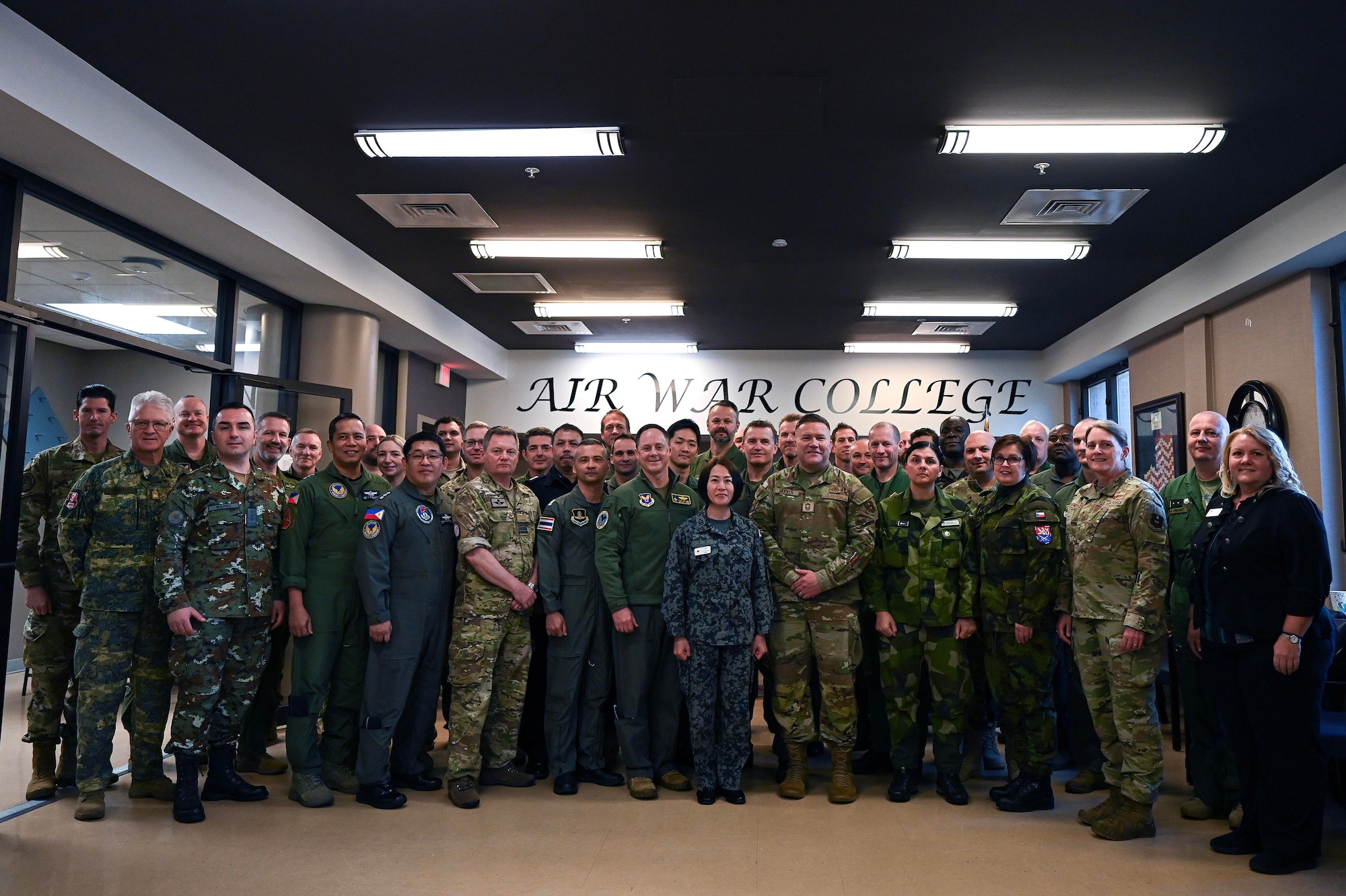 International Air and Space Attachés tour Air University
