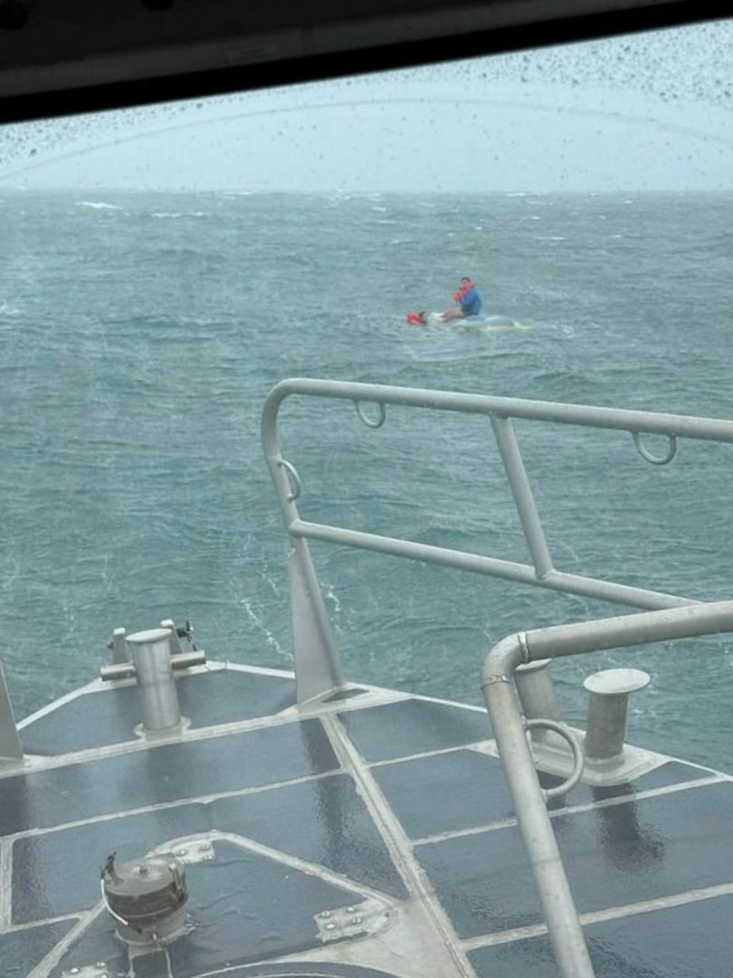 Coast Guard rescues boaters from capsized vessel off Ponce Inlet