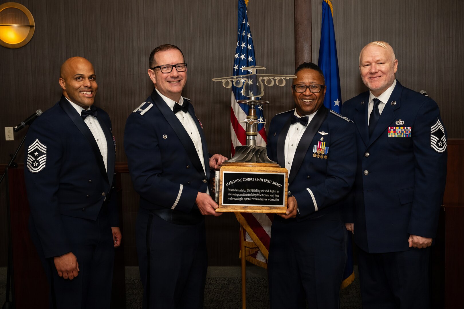 433rd AW Leaders, Air Force Cross Recipient Recognize Readiness and Excellence
