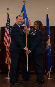Lt. Col. Cindy N. Storoy Assumes Command of 433rd Mission Support Group