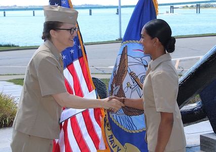 NUWC Division Newport engineer commissioned in Navy Reserve