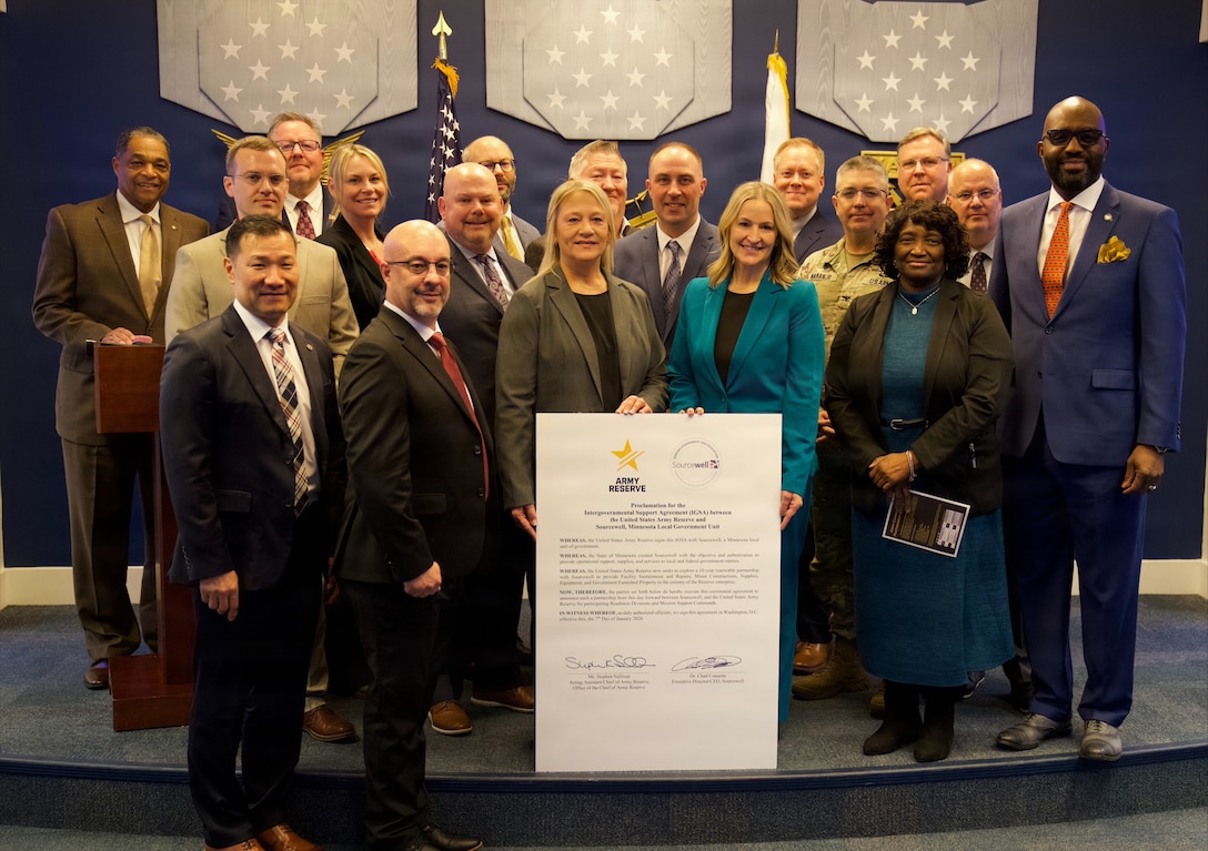 Army Reserve expands partnership with Sourcewell through 10-year renewable IGSA