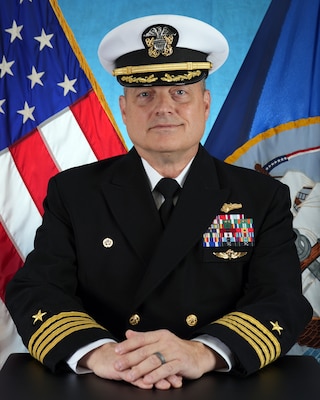 Official portrait of Capt. John Copeland. (U.S. Navy photo)