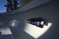 Team USA Bobsled Skeleton 2026 Olympic Team Kelly Curtis (Courtesy graphic by Abby Slenker)