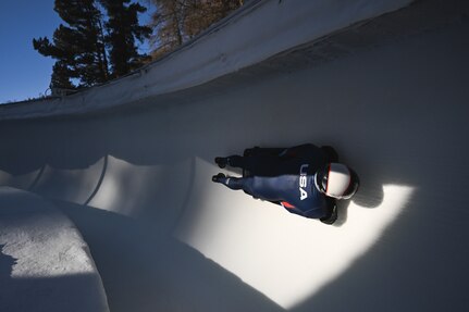 Team USA Bobsled Skeleton 2026 Olympic Team Kelly Curtis (Courtesy graphic by Abby Slenker)
