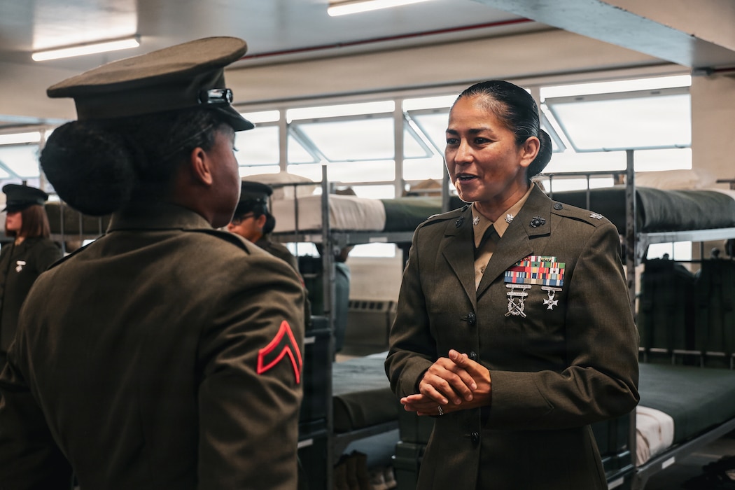 Charlie Company Battalion Commander Inspection