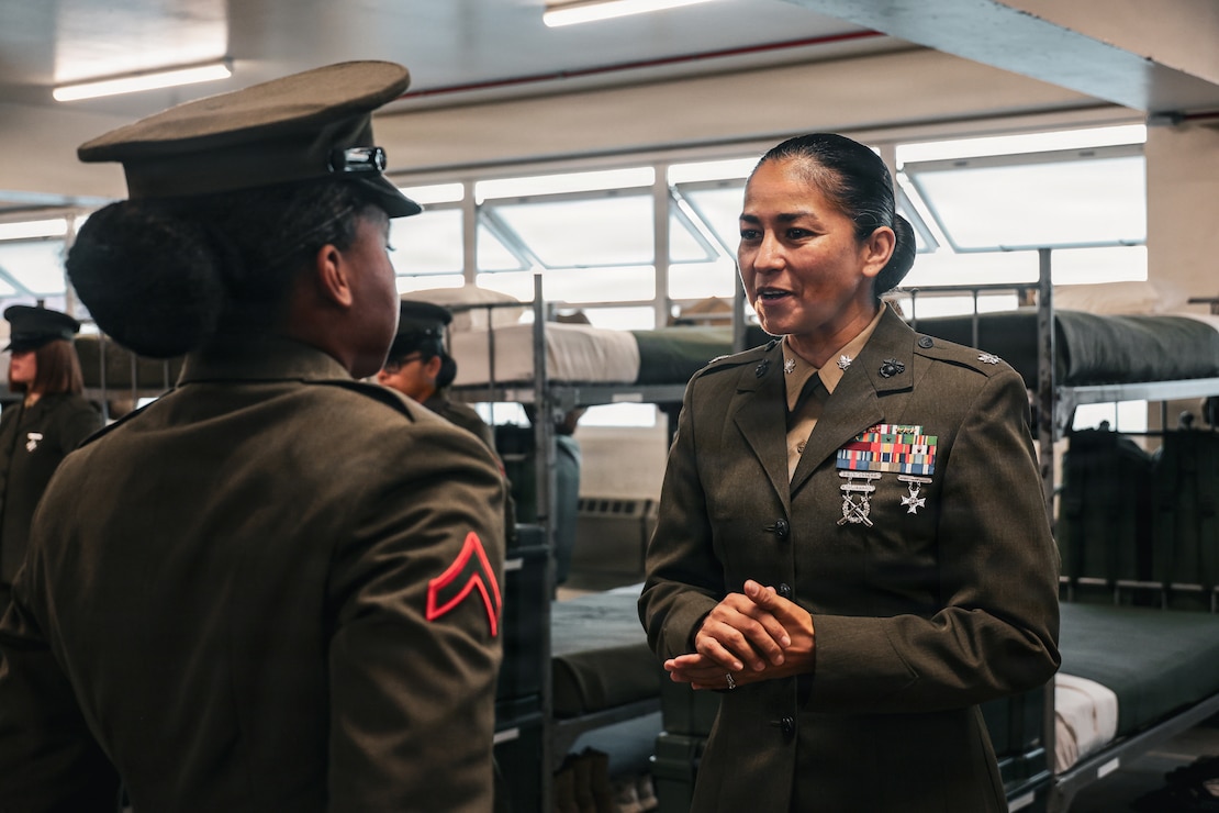 Charlie Company Battalion Commander Inspection