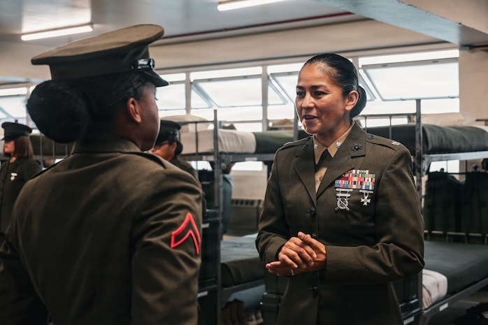Charlie Company Battalion Commander Inspection