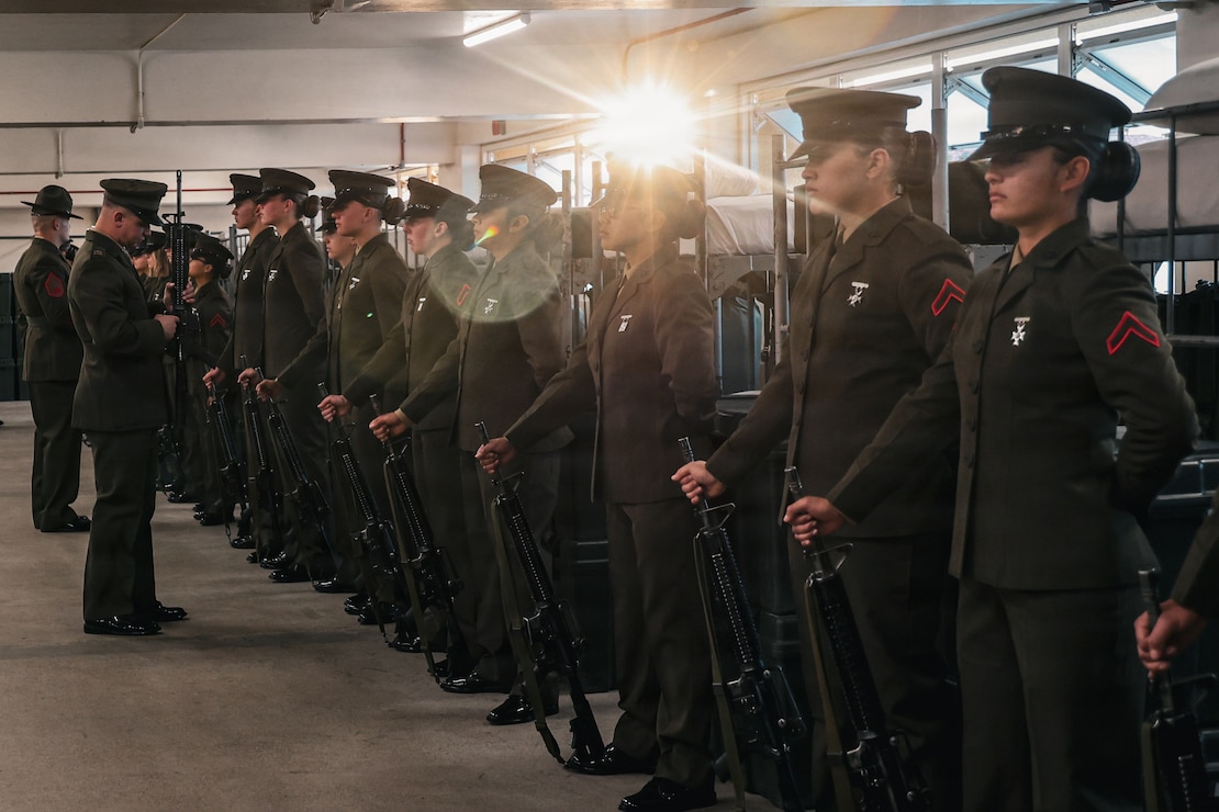 Charlie Company Battalion Commander Inspection