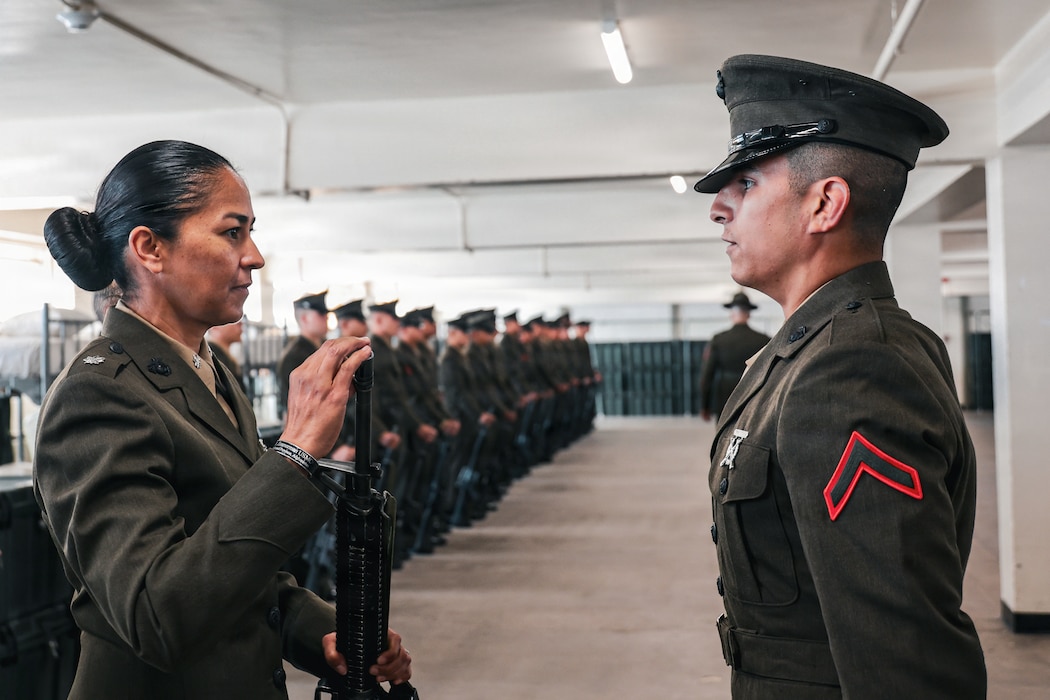 Charlie Company Battalion Commander Inspection