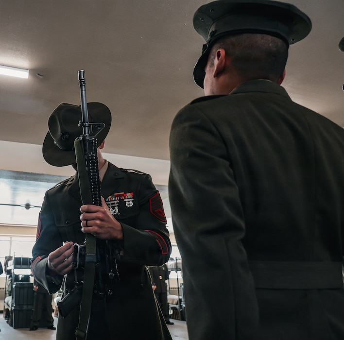 Charlie Company Battalion Commander Inspection