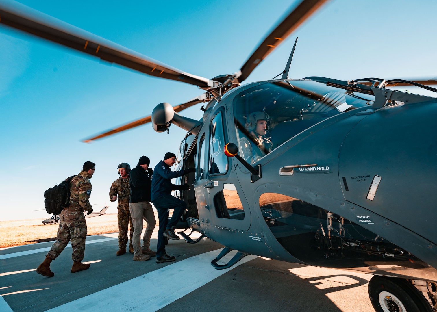 The visit underscored the importance of modernizing support platforms and infrastructure to ensure continued mission effectiveness during the transition to Sentinel. (U.S. Air Force photo by Staff Sgt. Michael A. Richmond)