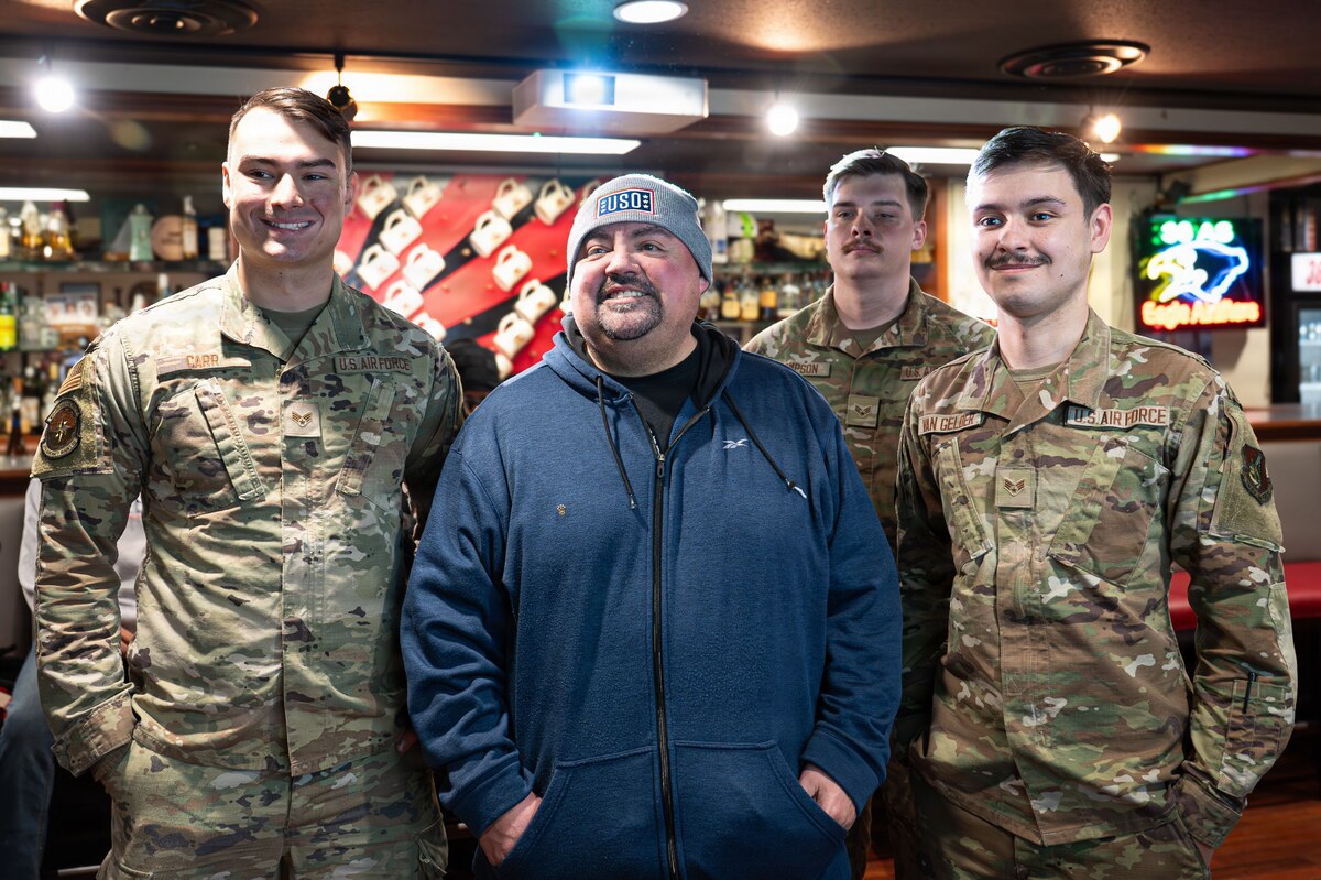 Comedian Gabriel Iglesias flies aboard C-130J at Yokota Air Base