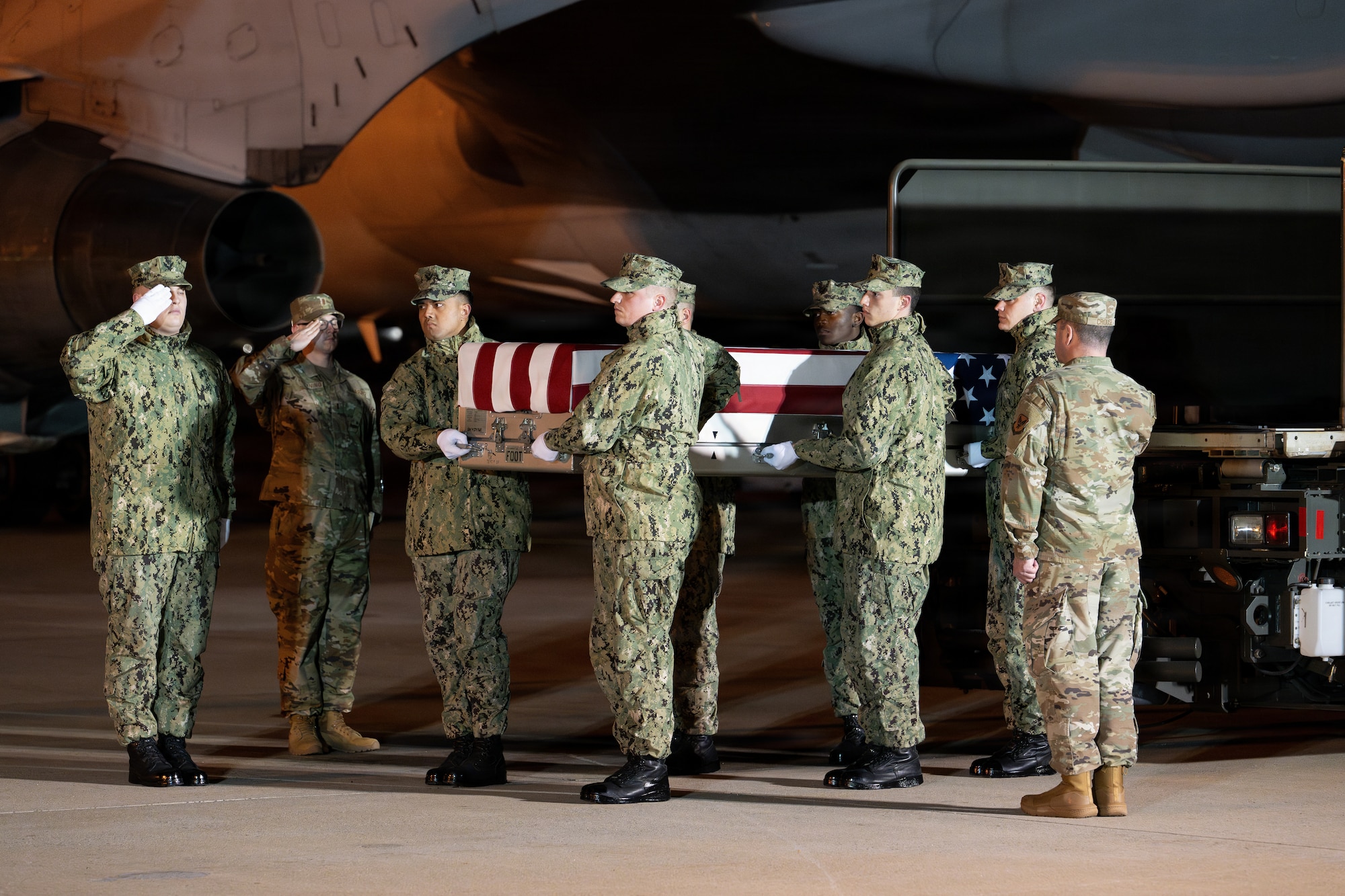 Navy Lt. Erin Crider honored in dignified transfer Jan. 22